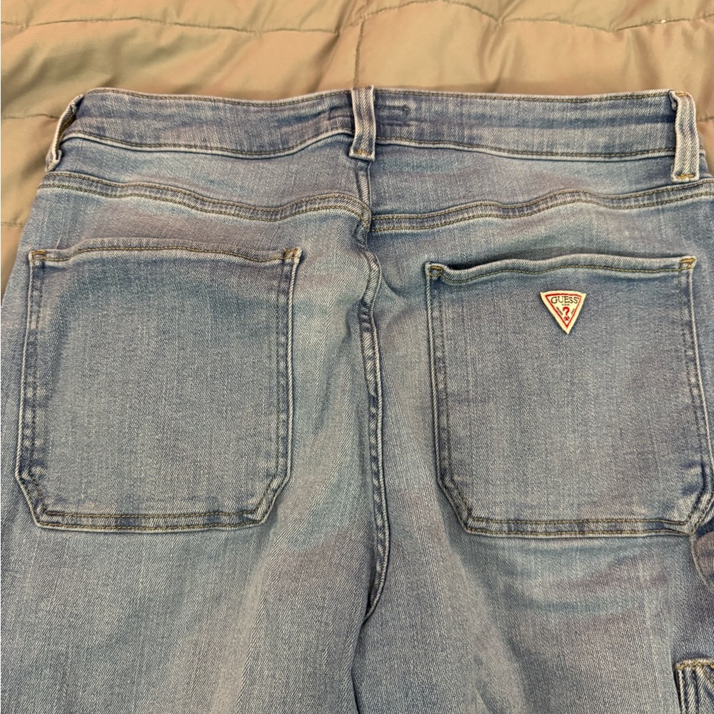 Guess Light Blue Straight Leg Jeans - Picture 6 of 7